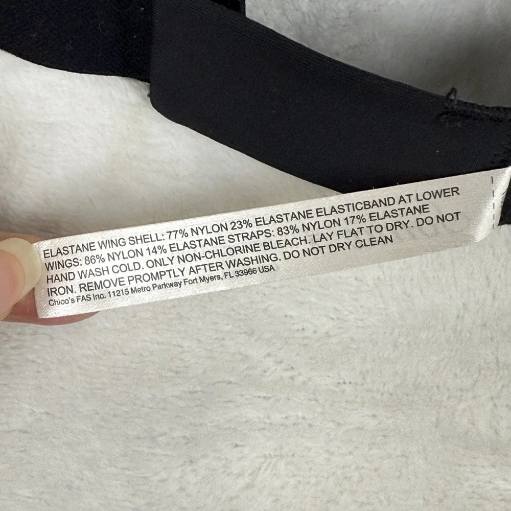 Soma Lightest Lift Smooth Demi‎ Bra Black 34B Mesh Wings 570149420